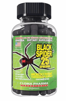 CLOMA PHARMA LABORATORIES SUPLES BLACK SPIDER 25 100 CAPS