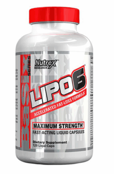 NUTREX LIPO 6 C 120 CAPS TAPA ROJA